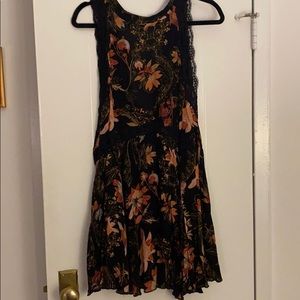 Free People Black, Orange and Pink sundress